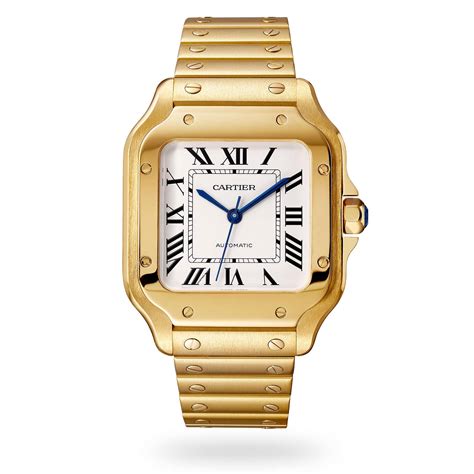 prezzo orologio cartier gold plated|cartier gold watches.